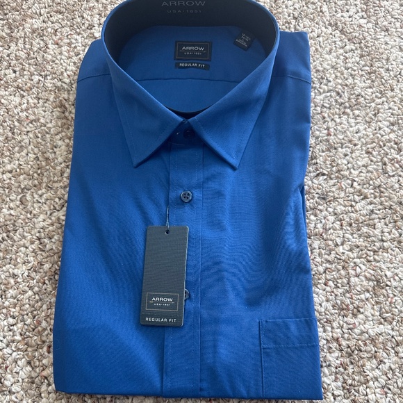 Men’s Arrow Button Down Dress Shirt - Picture 1 of 4